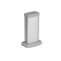 Универсальная мини-колонна алюминиевая с крышкой из алюминия 1 секция, высота 0,3 метра, цвет алюминий | код 653101 |  Legrand